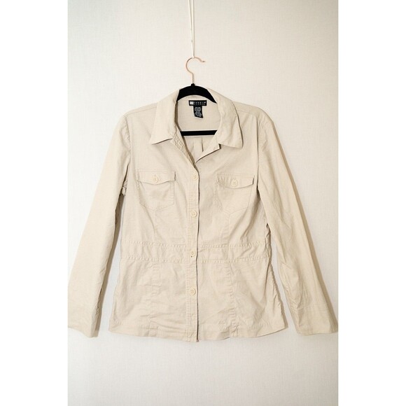 Carole Little womens linen blend jacket coat blazer 12 - Picture 1 of 6